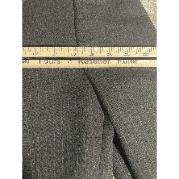 C & R Clothier Coat Blazer Men's Large Black Wool, Striped Coat - Picture 13 of 16